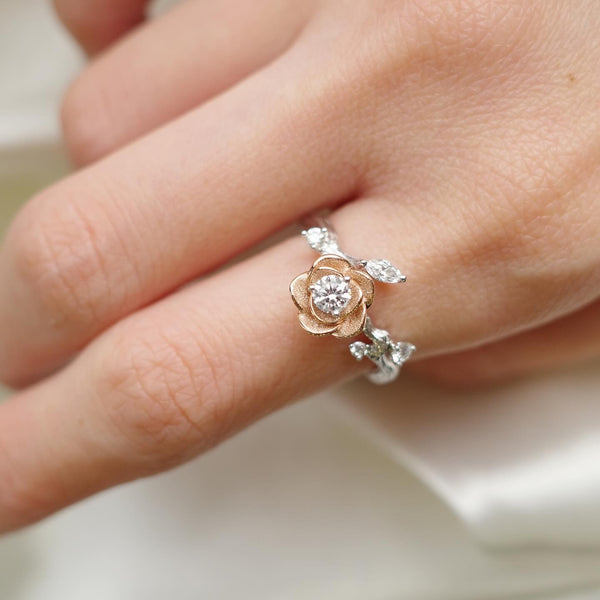 The Rose Ring・Round Diamond