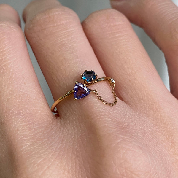 Eileen Ring・Tanzanite/ Topaz/ Diamond