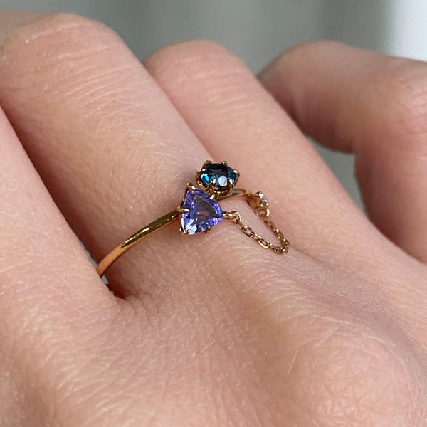Eileen Ring・Tanzanite/ Topaz/ Diamond