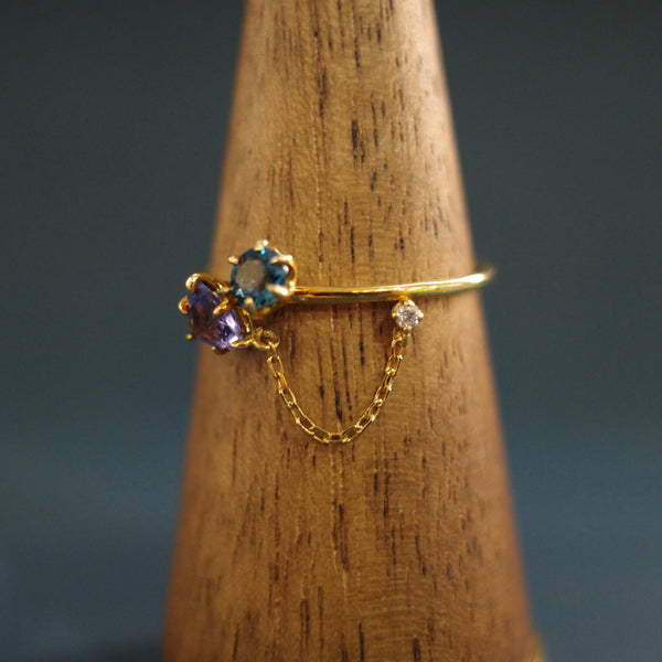 Eileen Ring・Tanzanite/ Topaz/ Diamond