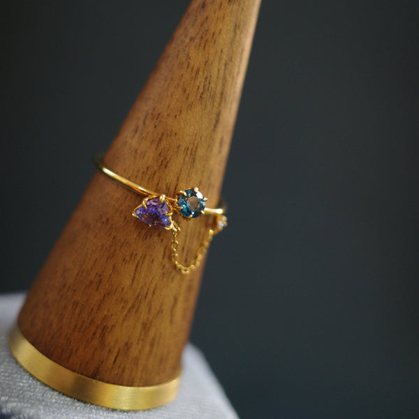 Eileen Ring・Tanzanite/ Topaz/ Diamond