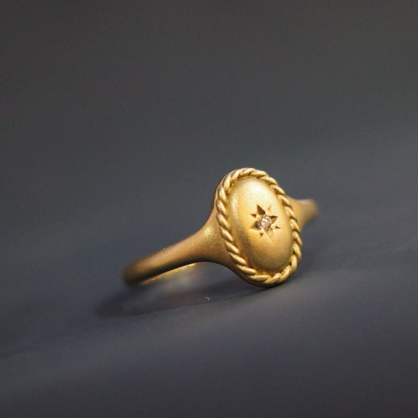 Starry Signet Ring・Diamond