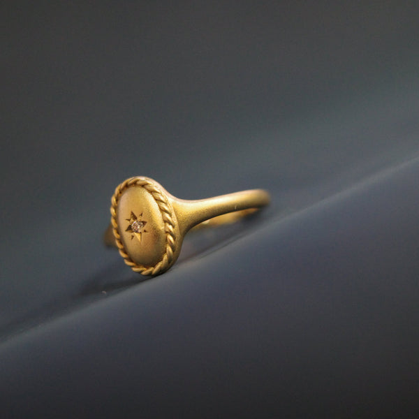 Starry Signet Ring・Diamond