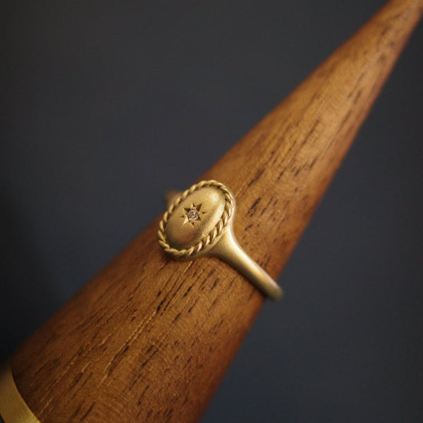Starry Signet Ring・Diamond