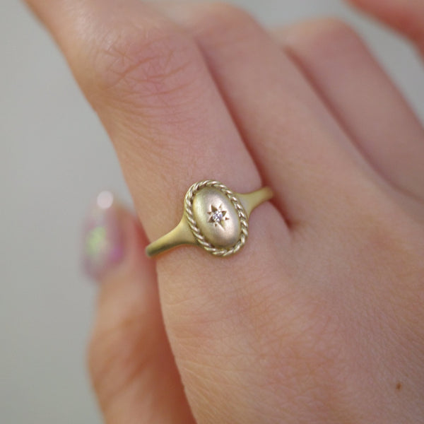 Starry Signet Ring・Diamond