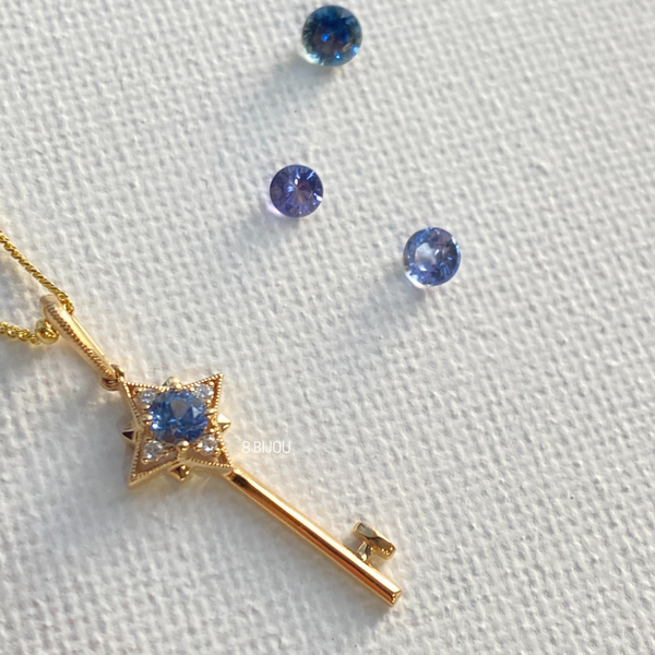8 Star Pendant・Sapphire & Diamond
