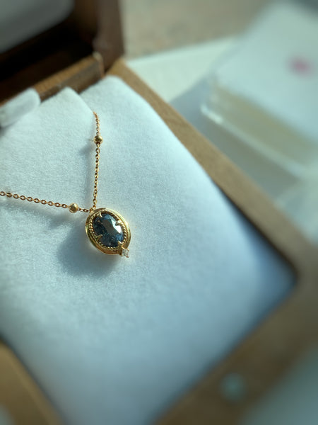 ONE OF A KIND・18K GOLD SPINEL & DIAMOND NECKLACE